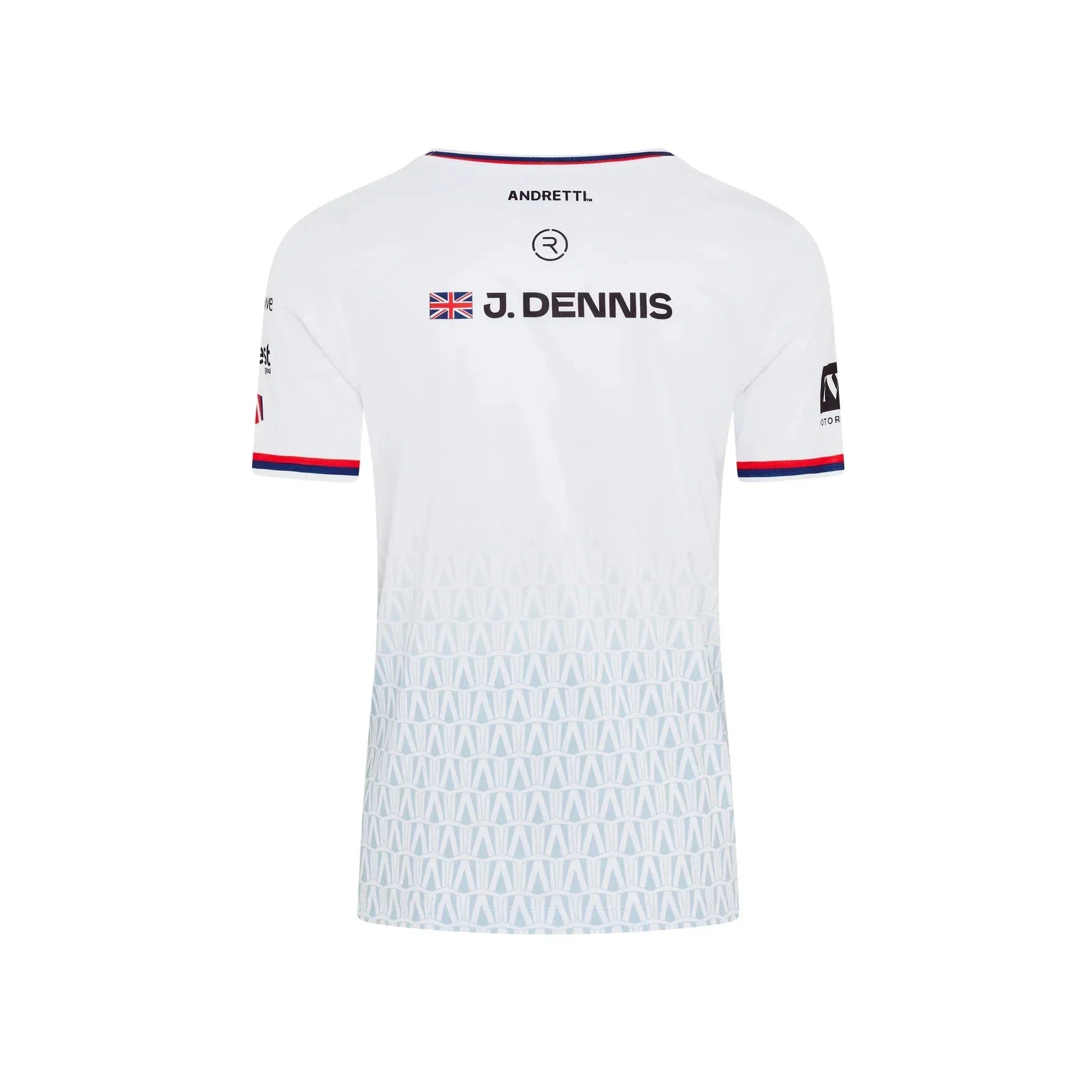 Andretti Formula E S12 x Reflo Team Jake Dennis T-Shirt - White Andretti Formula E