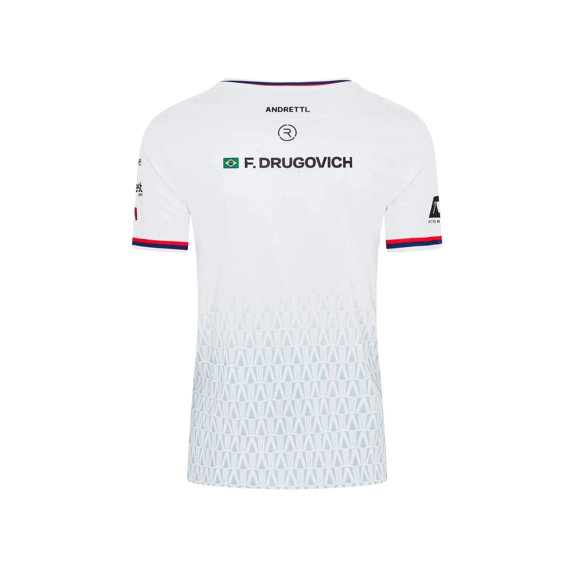 Andretti Formula E S12 x Reflo Felipe Drugovich T-Shirt - White Andretti Formula E