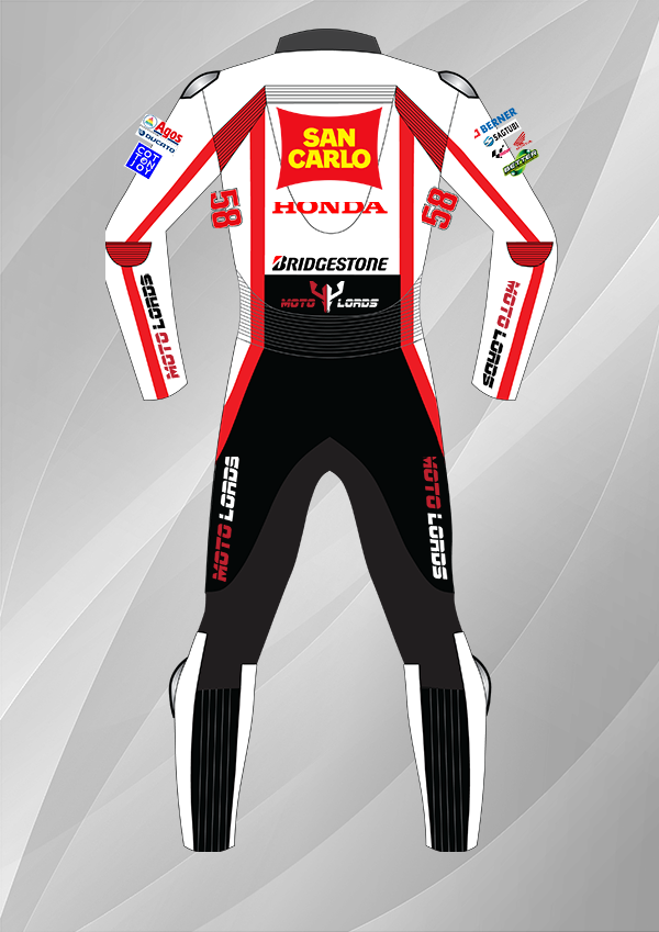 Marco Simoncelli 2011 MotoGP Leather Racing Suit for Sale Endless Racegear