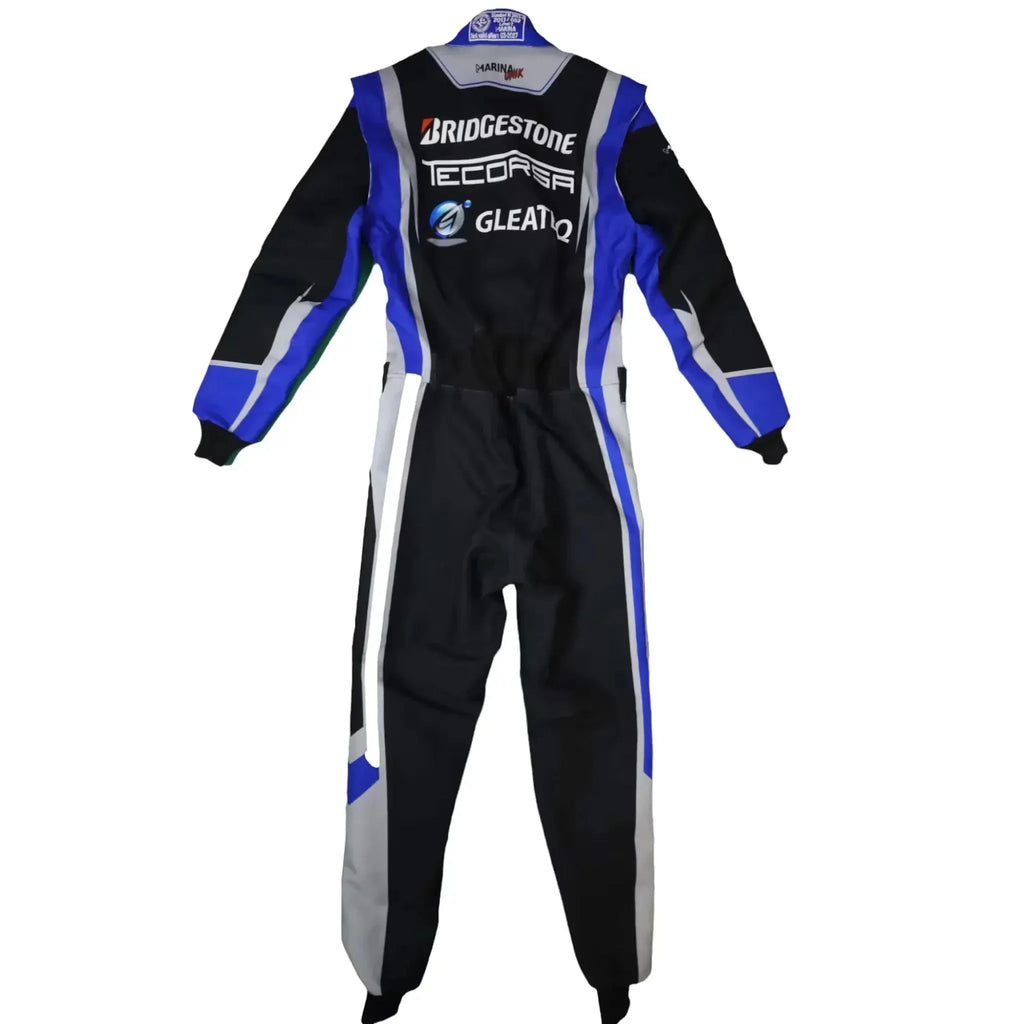Marina Unik GLEATEQ Black Kart Racing Suits - Ex Race Gear