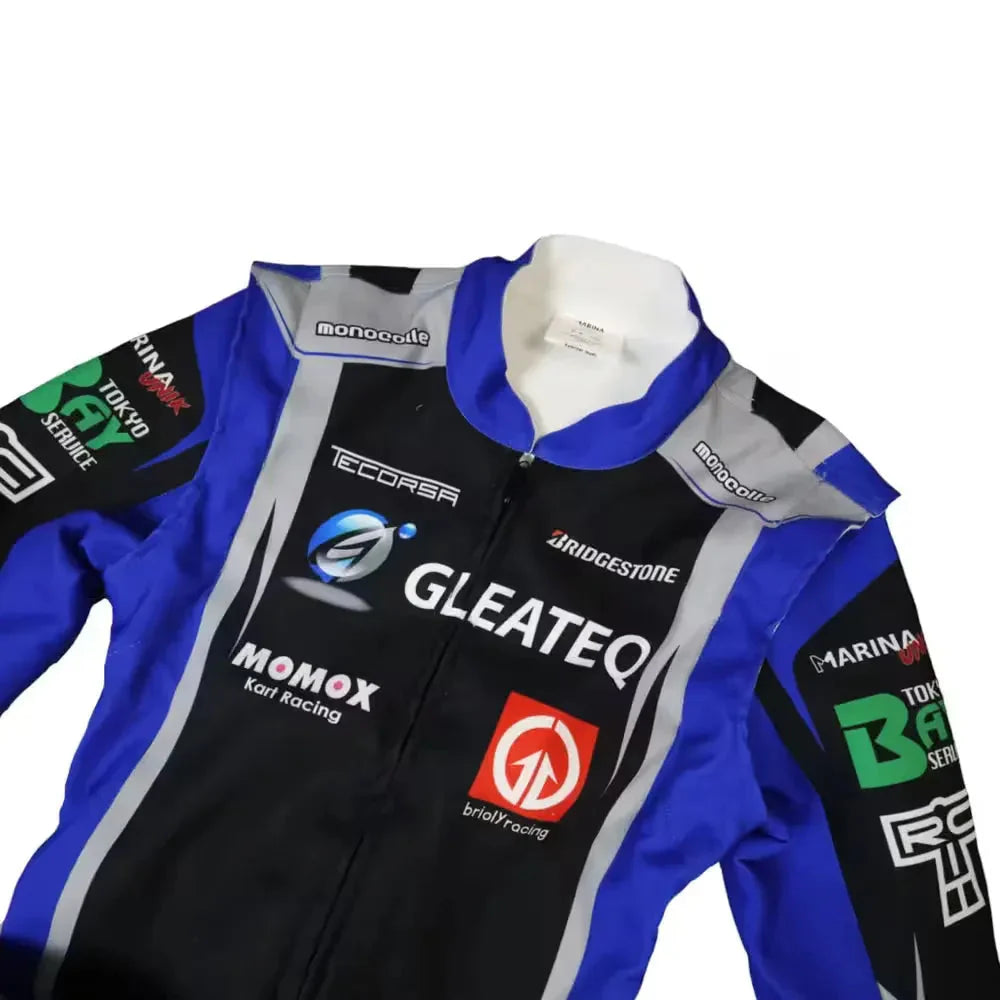 Marina Unik GLEATEQ Black Kart Racing Suits - Ex Race Gear