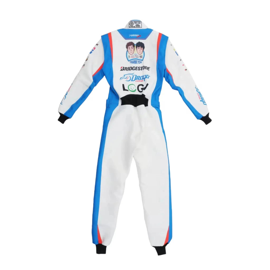 Marina Unik Hironobu Shimizu Final Edition Custom Kart Suits - Ex Race Gear