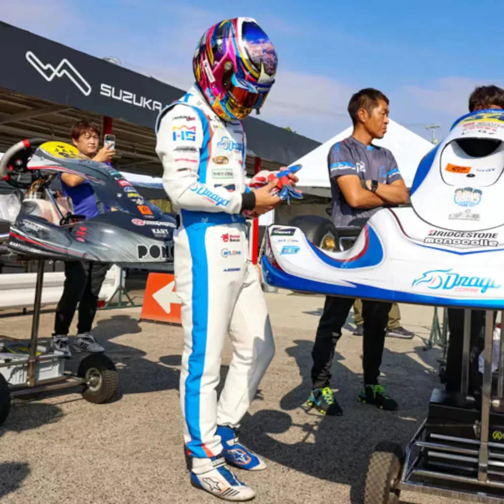 Marina Unik Hironobu Shimizu Final Edition Custom Kart Suits - Ex Race Gear