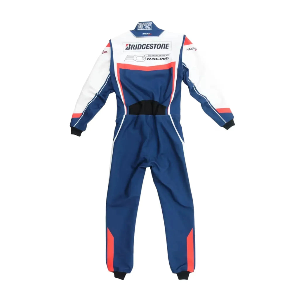 Marina Unik Kento Blue Racing Kart Suits DASH RACEGEAR