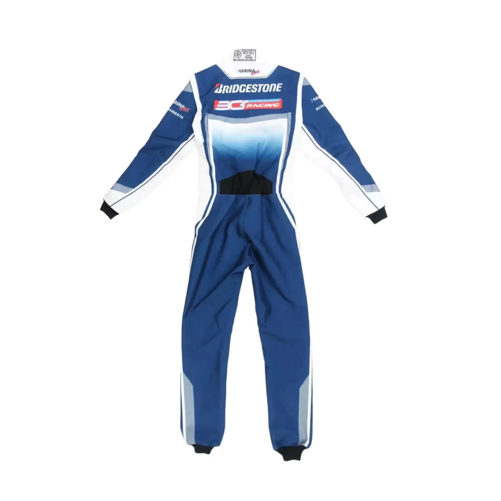 Marina Unik Kento White Racing Kart Suits DASH RACEGEAR