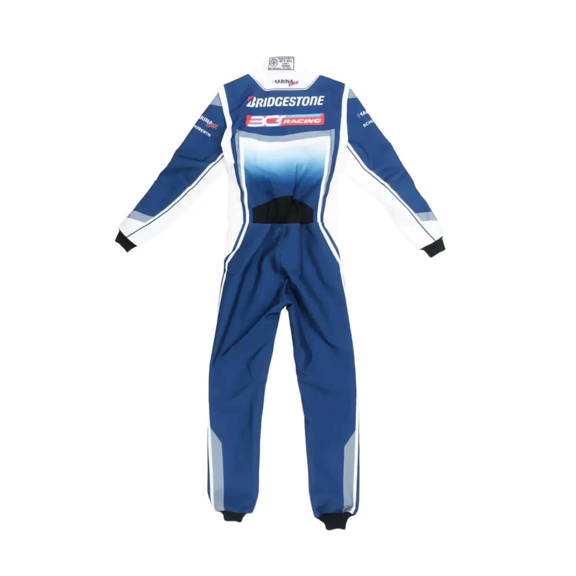 Marina Unik Kento White Racing Kart Suits DASH RACEGEAR