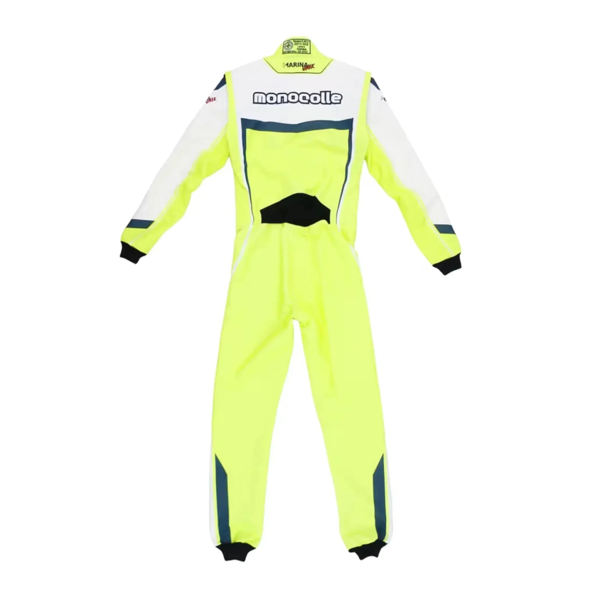 Marina Unik Lime Yellow Racing Kart Suits DASH RACEGEAR