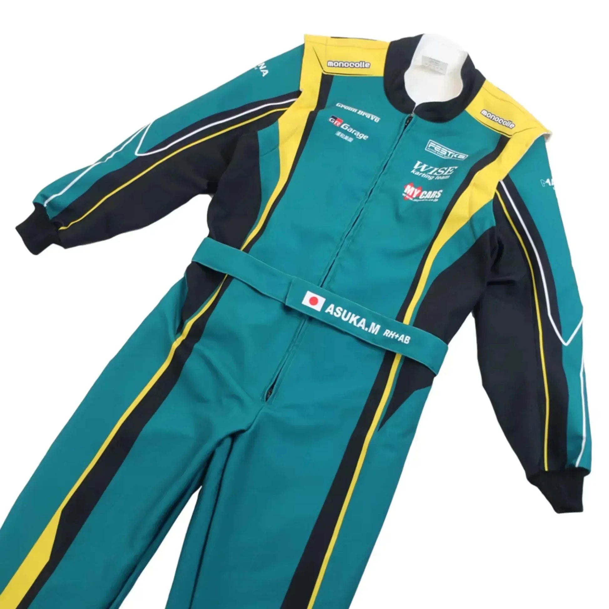 Marina Unik My Cars Green Racing Kart Suits DASH RACEGEAR
