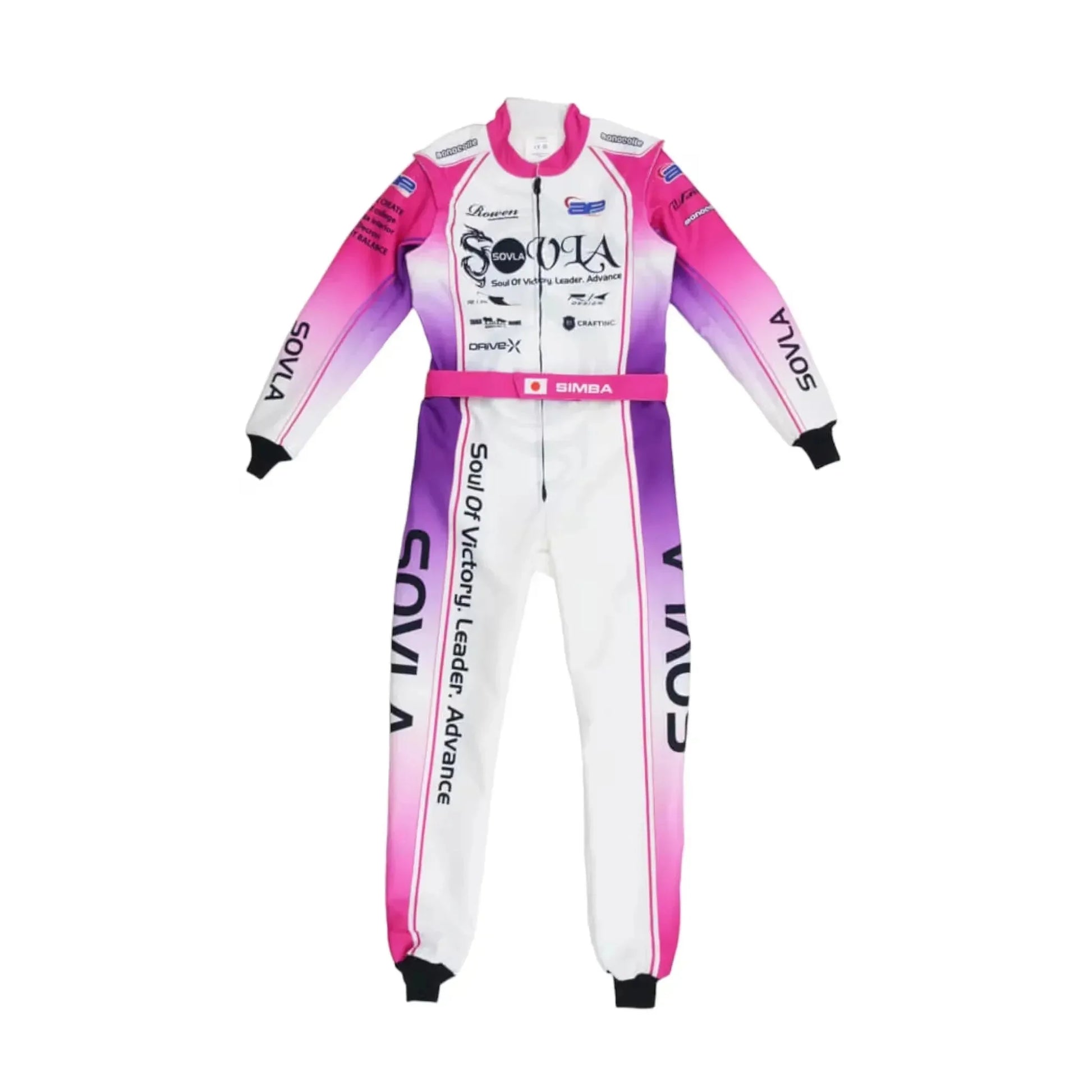 Marina Unik Sovla White Racing Kart Suits DASH RACEGEAR