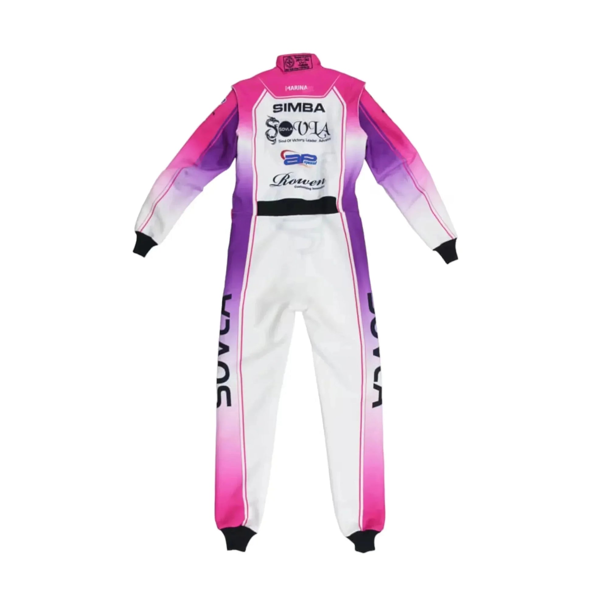 Marina Unik Sovla White Racing Kart Suits DASH RACEGEAR
