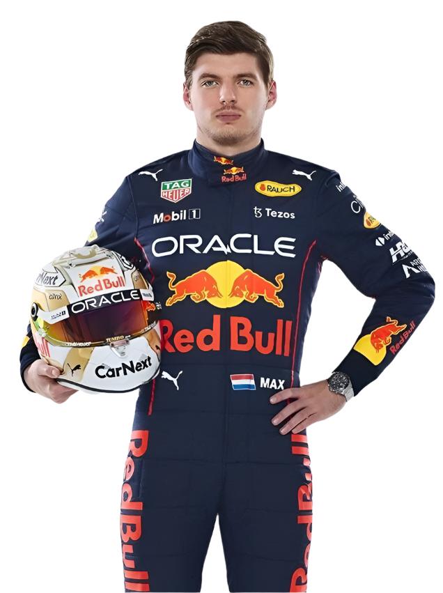 Max Verstappen & Sergio Perez F1 Oracle Red Bull 2022 Go-Kart Racing Suit - Endless Racegear