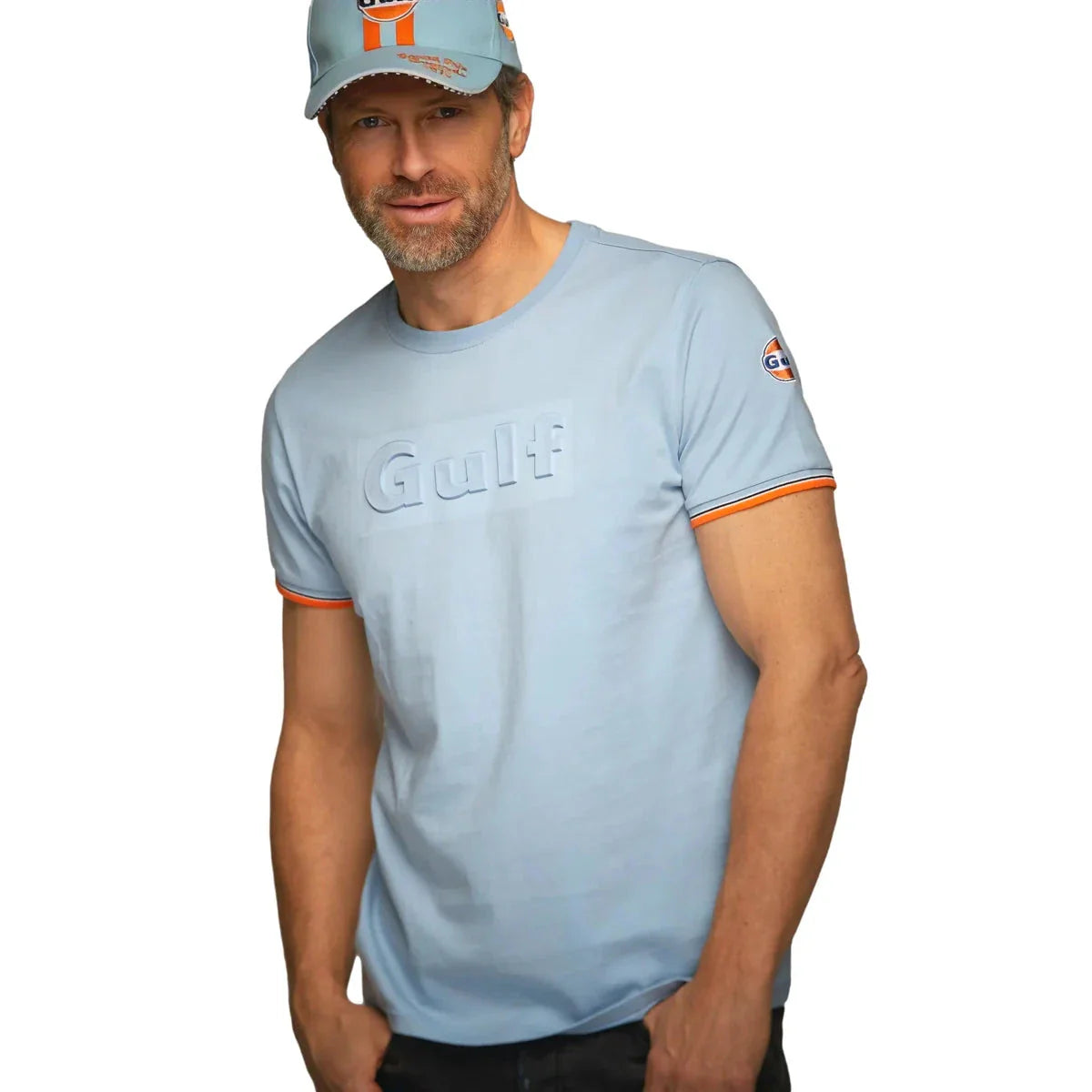GrandPrix Originals Men's Gulf 3D T-Shirt - Light Blue GrandPrix Originals USA