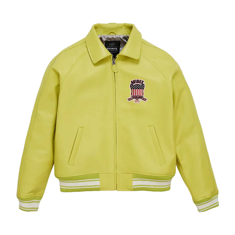 Men's Icon Avirex Leather Jacket Endless Racegear
