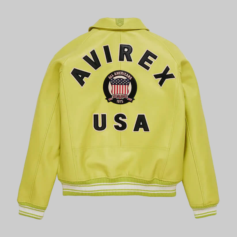 Men's Icon Avirex Leather Jacket Endless Racegear
