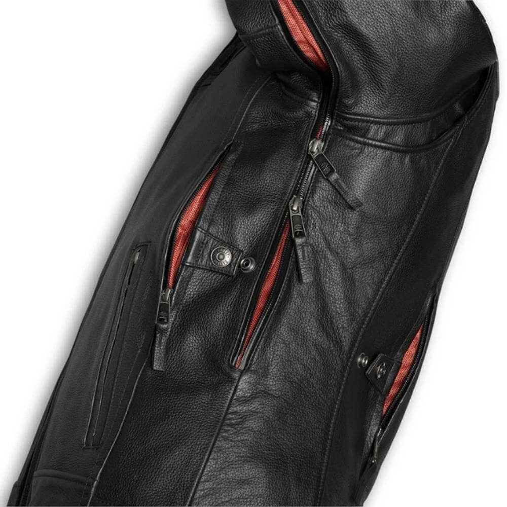 Harley-Davidson Vanocker Waterproof Triple Vent Leather Jacket - 5XL Harley-Davidson