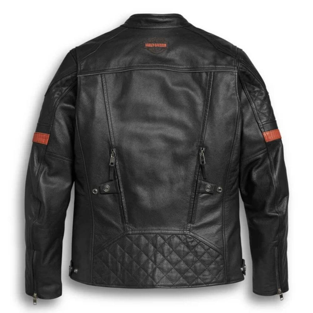 Harley-Davidson Vanocker Waterproof Triple Vent Leather Jacket - 5XL Harley-Davidson