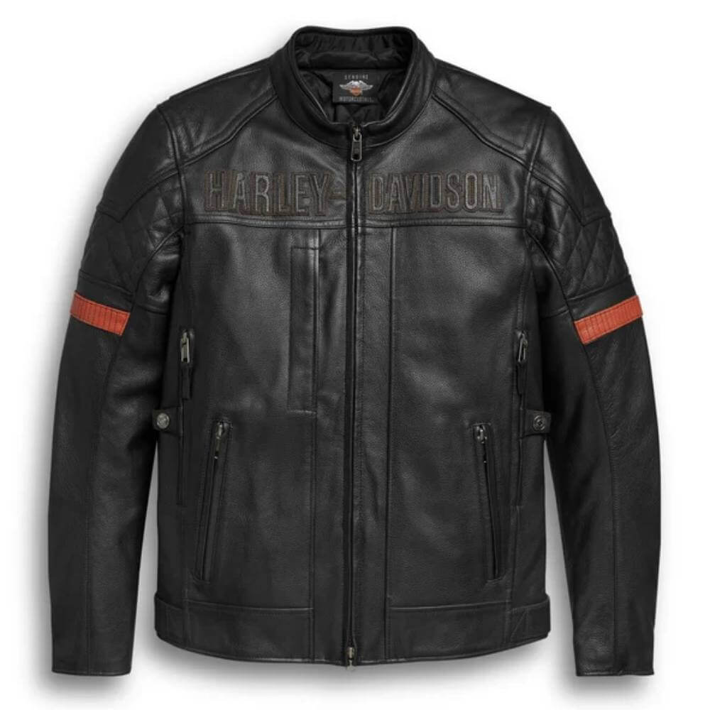 Harley-Davidson Vanocker Waterproof Triple Vent Leather Jacket - 5XL Harley-Davidson