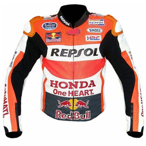 New Mens Multicolor Racing Motorcycle Cowhide Leather Jacket 3A MOTO LEATHER