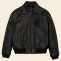 New Black Limited Edition Avirex Leather Jacket 3A MOTO LEATHER