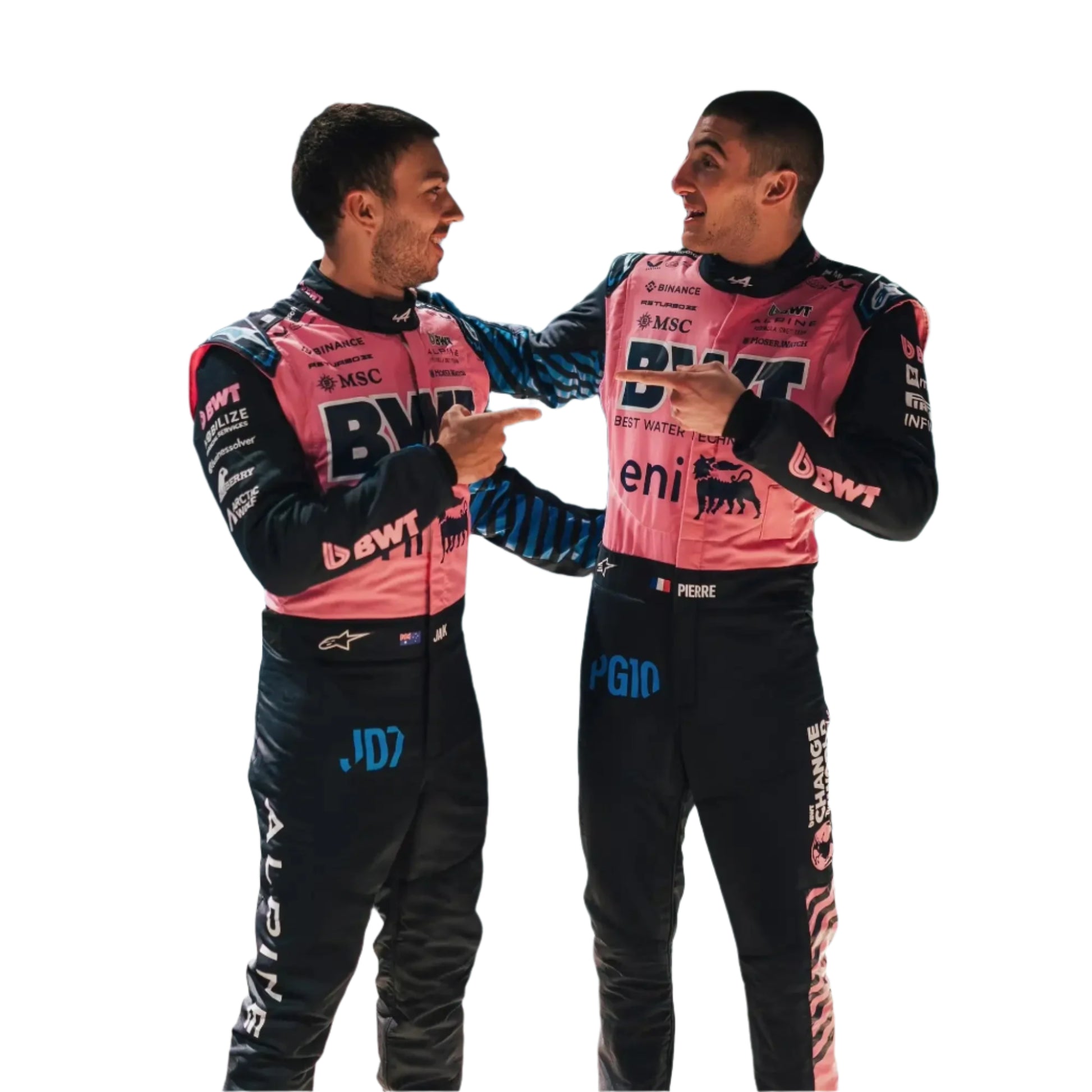 New 2025 Pierre Gasly BWT Alpine F1 Team Replica Racing Suit - Endless Racegear