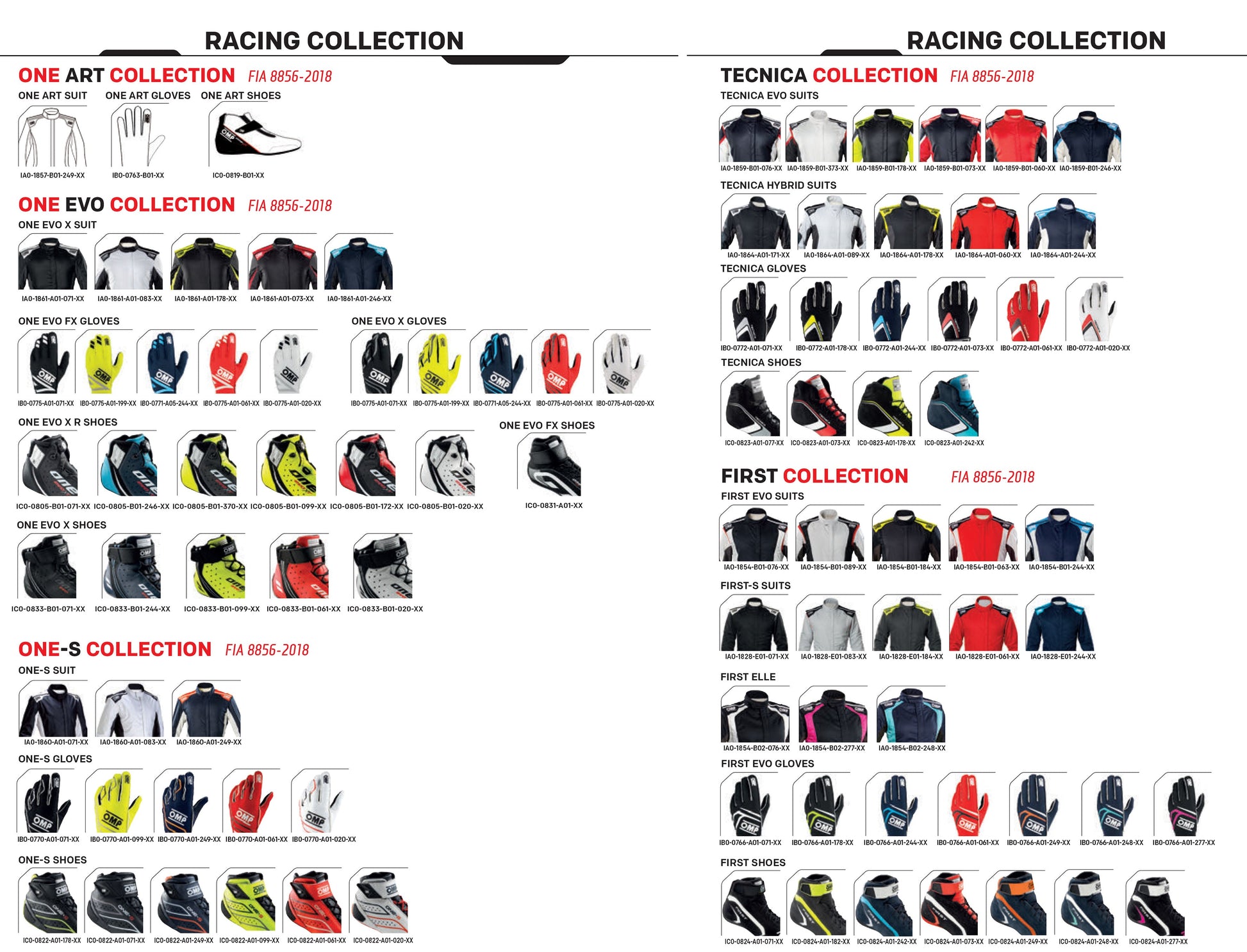 OMP First Evo Race Suit Latest Model Fireproof FIA Approved Motorsport Racing OMP