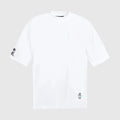 Ayrton Senna F1 x Tag Heuer Oversized Badge T-Shirt - White/Black T-shirts Ayrton Senna XS White 