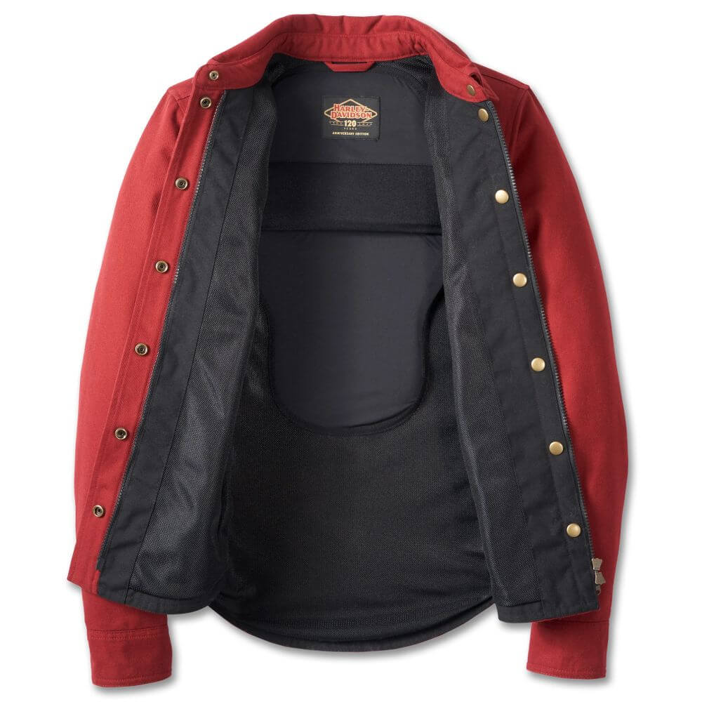 Harley-Davidson Women's 120th Anniversary Operative Riding Shirt Jacket Harley-Davidson
