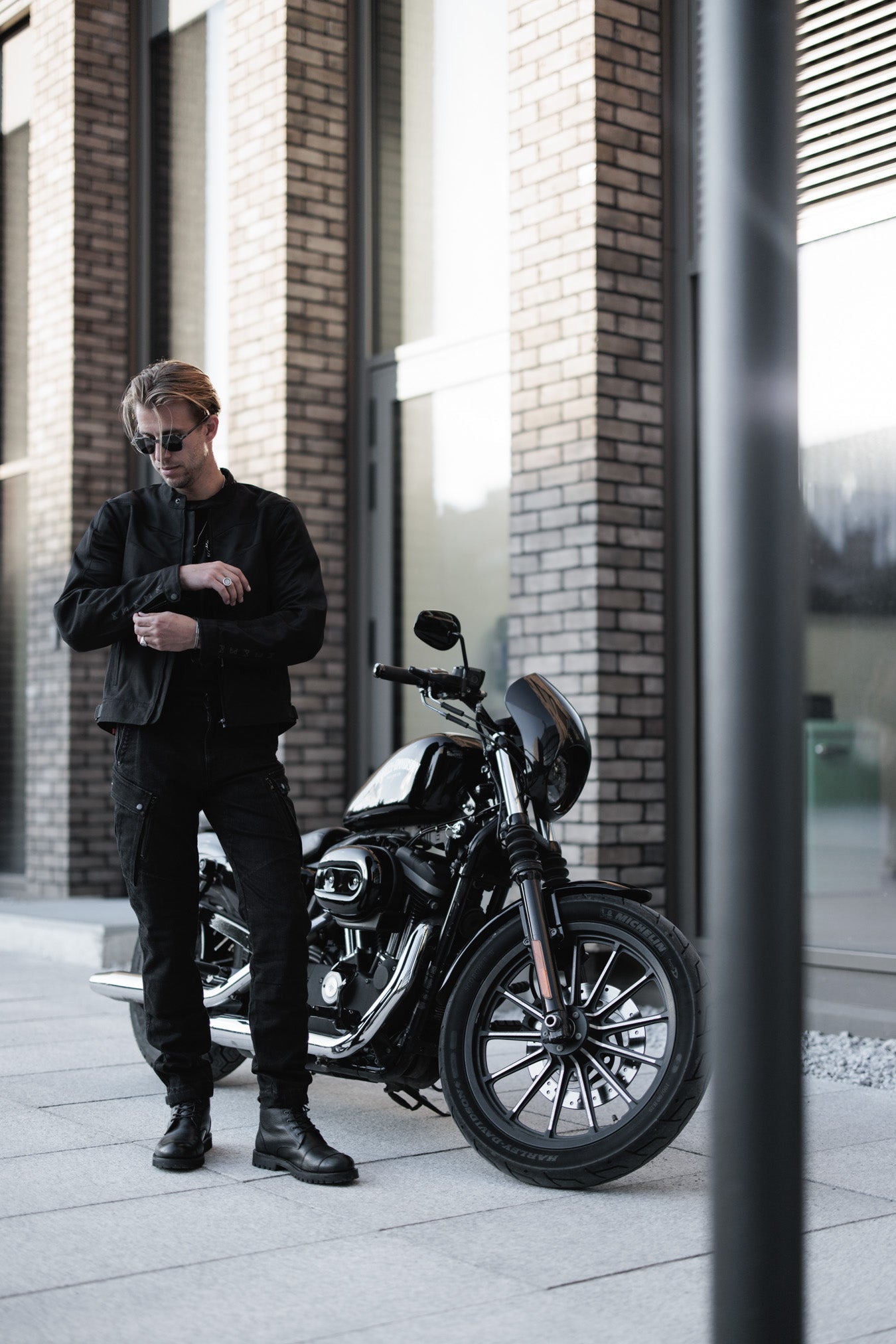AIR TATE JACKET BLACK Pando Moto