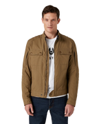 *New* Belstaff Roberts Cotton Canvas Motorcycle Jacket - Olive