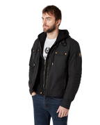 *New* Belstaff Roberts Cotton Canvas Motorcycle Jacket - Black