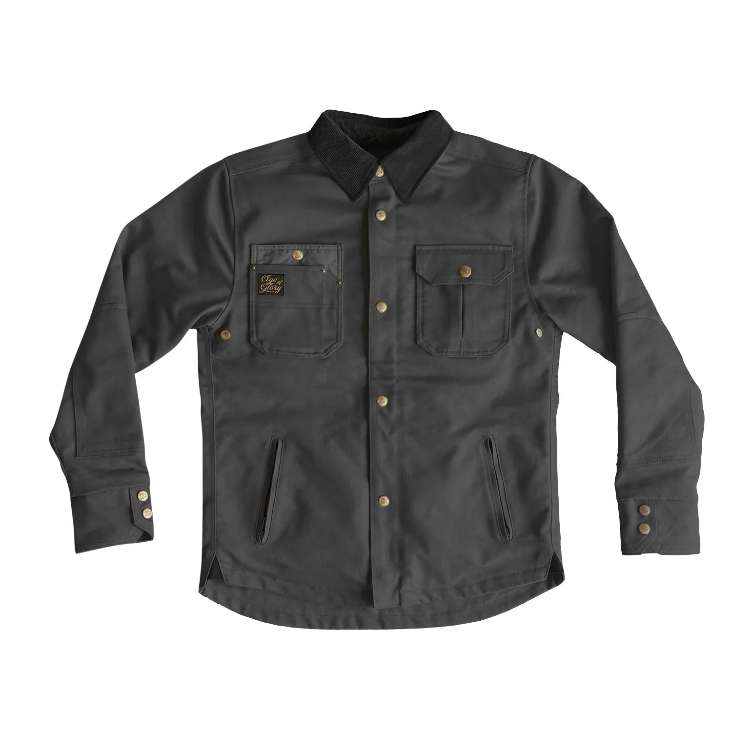 Age of Glory - Runaway Men's Motorcycle Shacket - Black