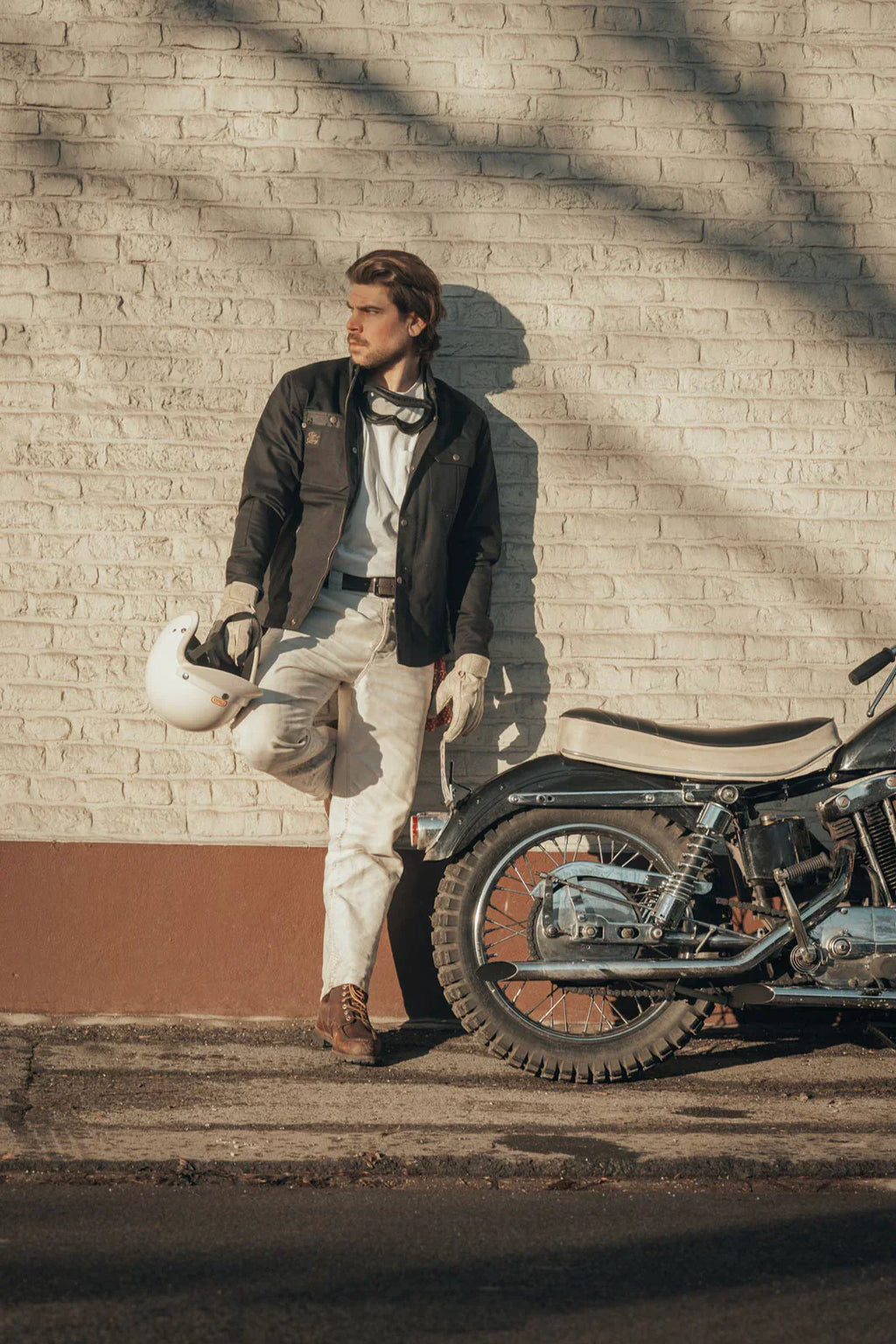 Age of Glory - Runaway Men's Motorcycle Shacket - Black