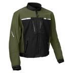 [Color:::Olive / Black] Castle X Men's Rush Motorcycle Jacket