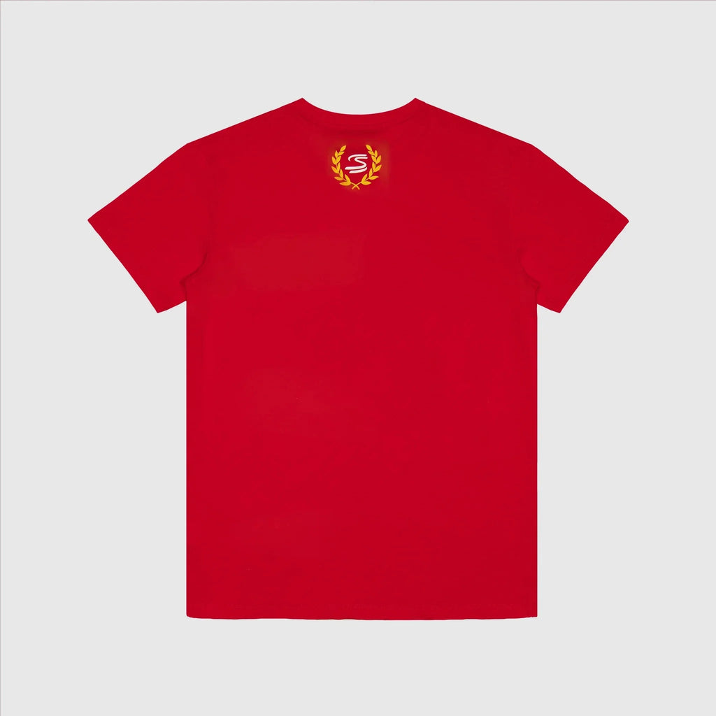 Ayrton Senna F1 Senninha T-Shirt - White/Red/Blue Endless Racegear