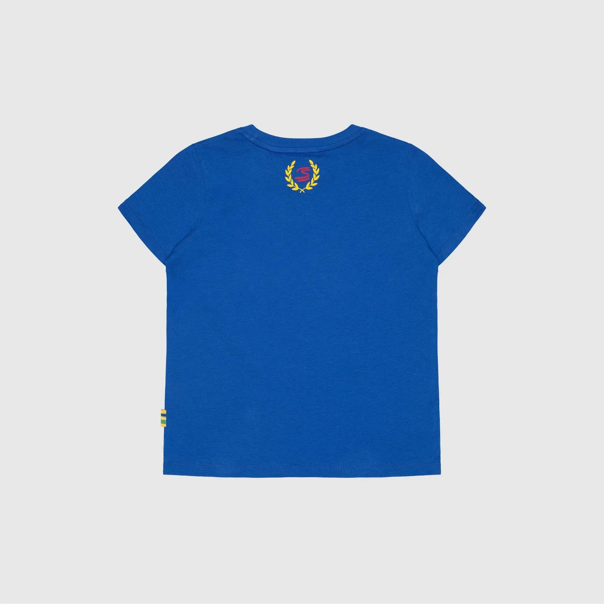Ayrton Senna F1 Senninha T-Shirt - White/Red/Blue Endless Racegear