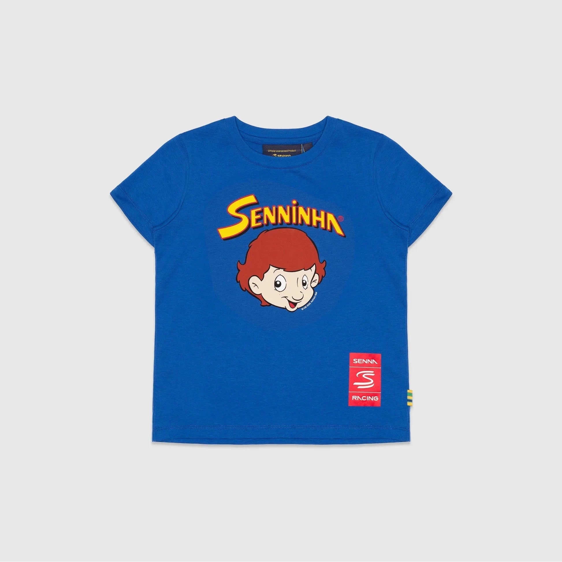 Ayrton Senna F1 Senninha T-Shirt - White/Red/Blue T-shirts Ayrton Senna XS Blue 