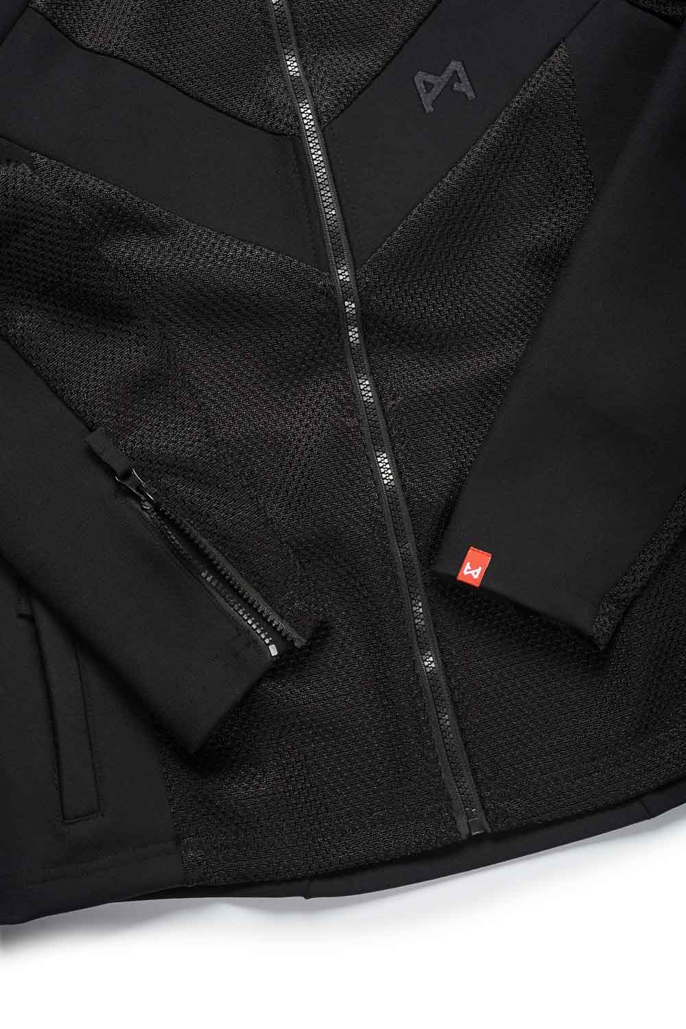 STEALTH BLACK AAA - Light-weight armored jacket for men Pando Moto