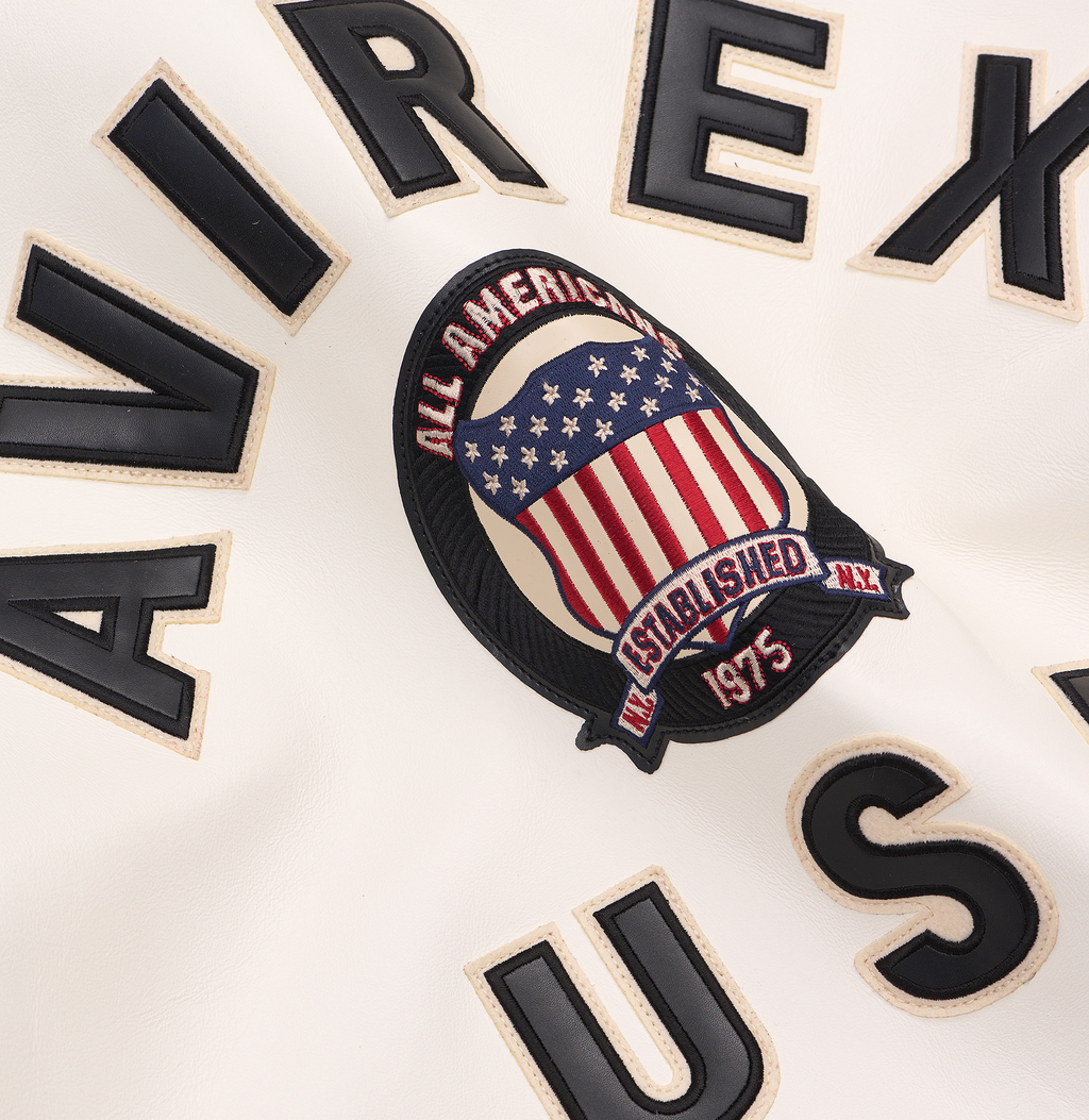 Shop Best High Quality Fashion Bomber Style Snow White Avirex Cropped Icon Jackets - Endless Racegear