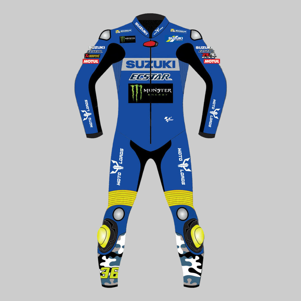 Suzuki Ecstar Joan Mir MotoGP 2021 Leather Racing Suit Endless Racegear