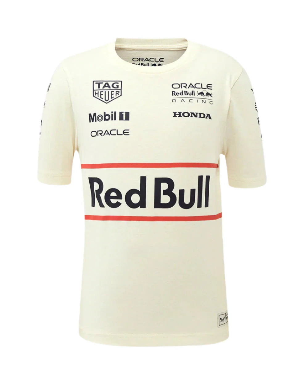 Red Bull Racing F1 Kids Heritage Team T-Shirt -  Youth Egret Endless Racegear