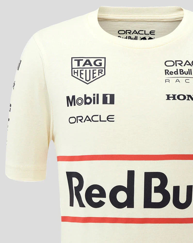 Red Bull Racing F1 Kids Heritage Team T-Shirt -  Youth Egret Endless Racegear
