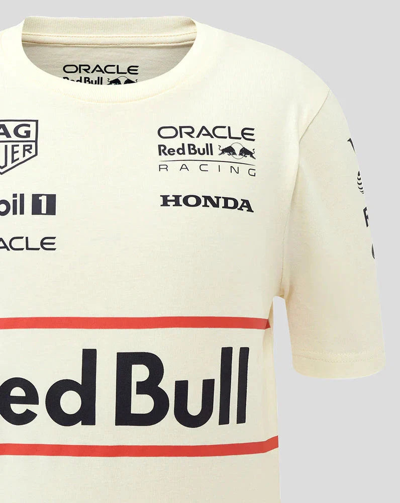 Red Bull Racing F1 Kids Heritage Team T-Shirt -  Youth Egret Endless Racegear