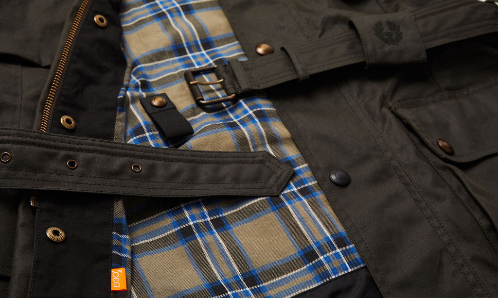 Belstaff Trialmaster Ultracore Waxed Cotton Jacket -  Olive