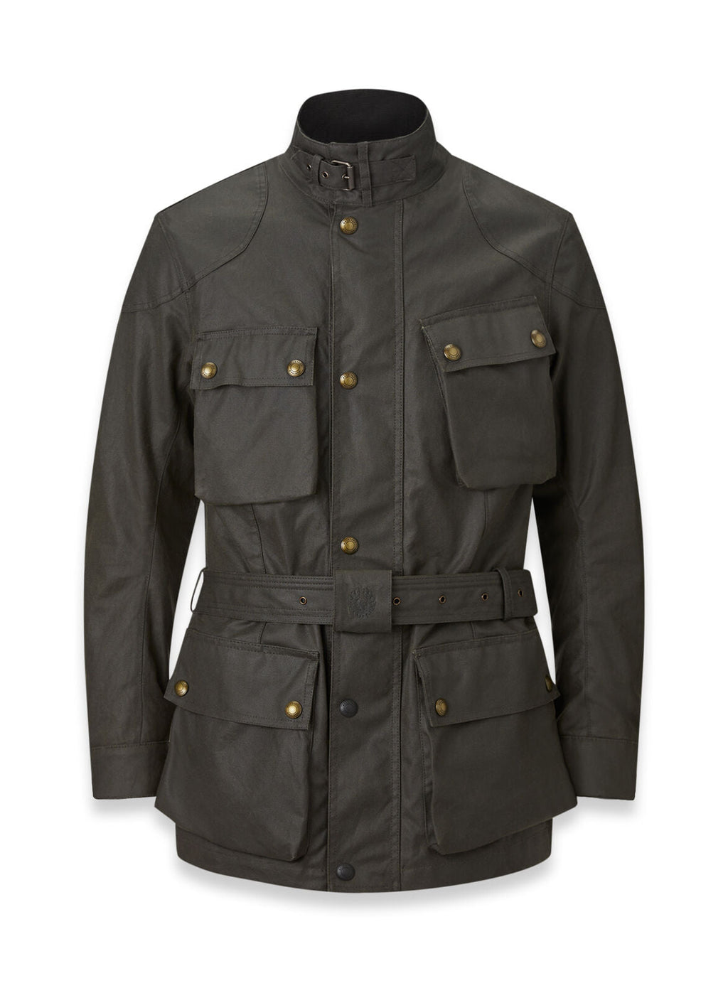 Belstaff Trialmaster Ultracore Waxed Cotton Jacket -  Olive