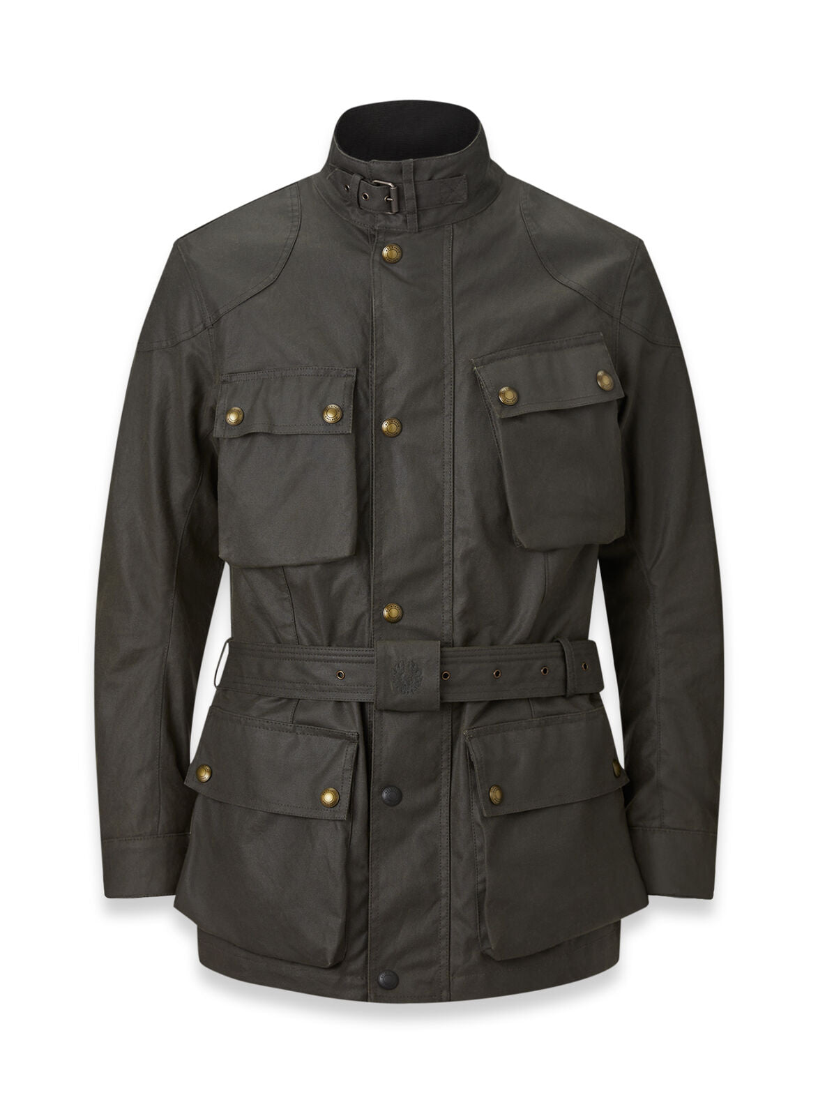 Belstaff Trialmaster Ultracore Waxed Cotton Jacket -  Olive