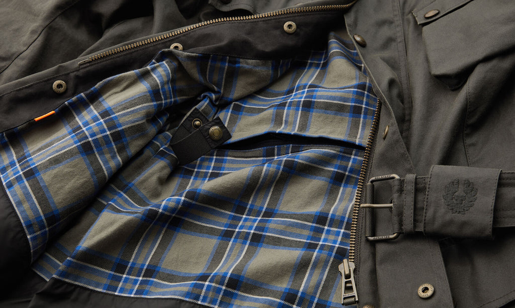 Belstaff Trialmaster Ultracore Waxed Cotton Jacket -  Olive