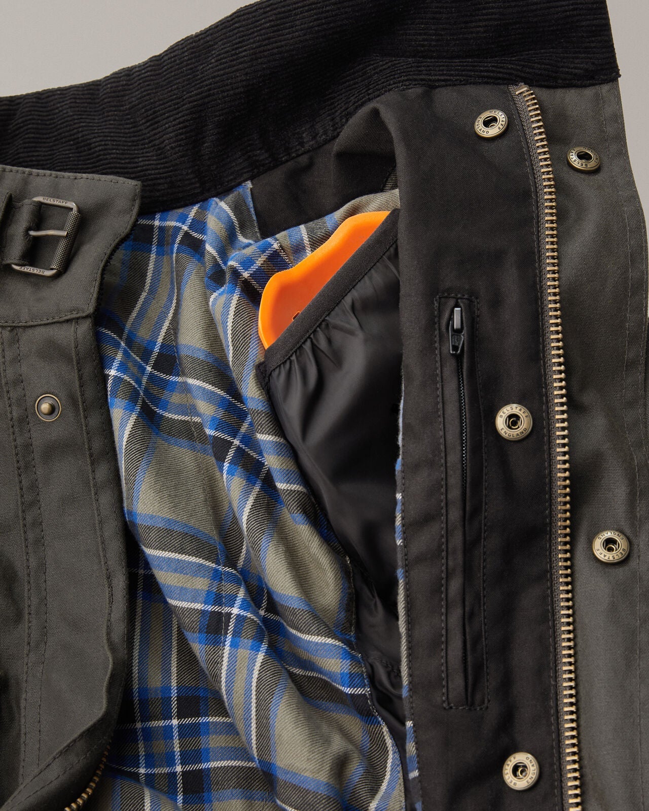 Belstaff Trialmaster Ultracore Waxed Cotton Jacket -  Olive