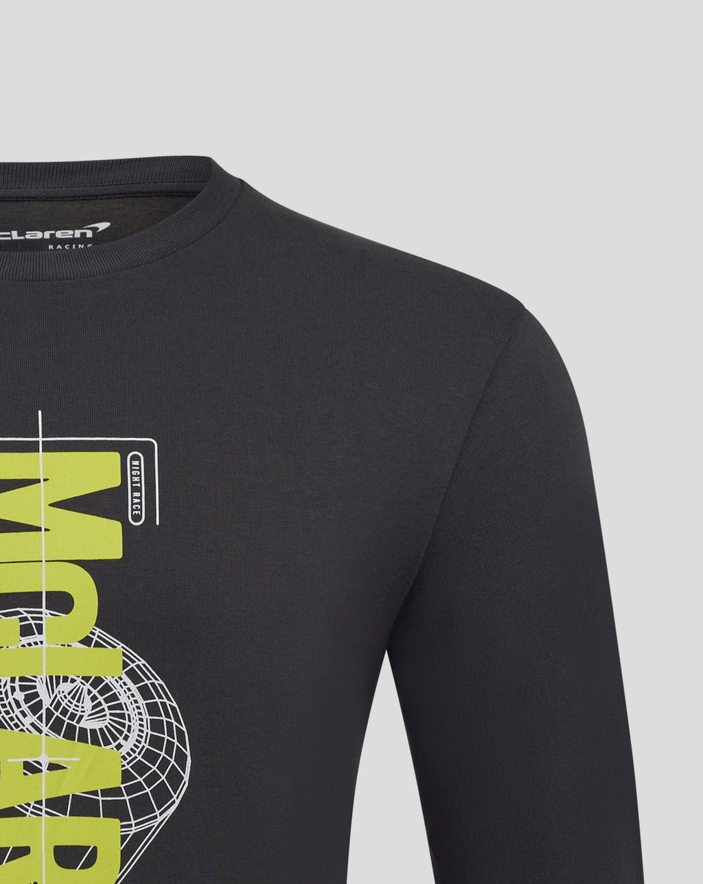 McLaren F1 Night Race Graphic Long Sleeve T-Shirt - Phantom Endless Racegear