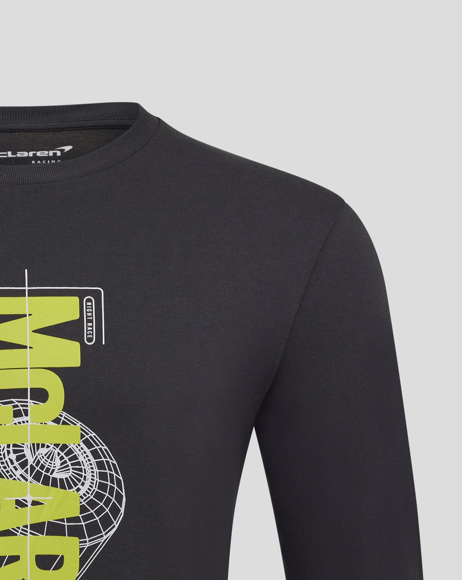 McLaren F1 Night Race Graphic Long Sleeve T-Shirt - Phantom Endless Racegear