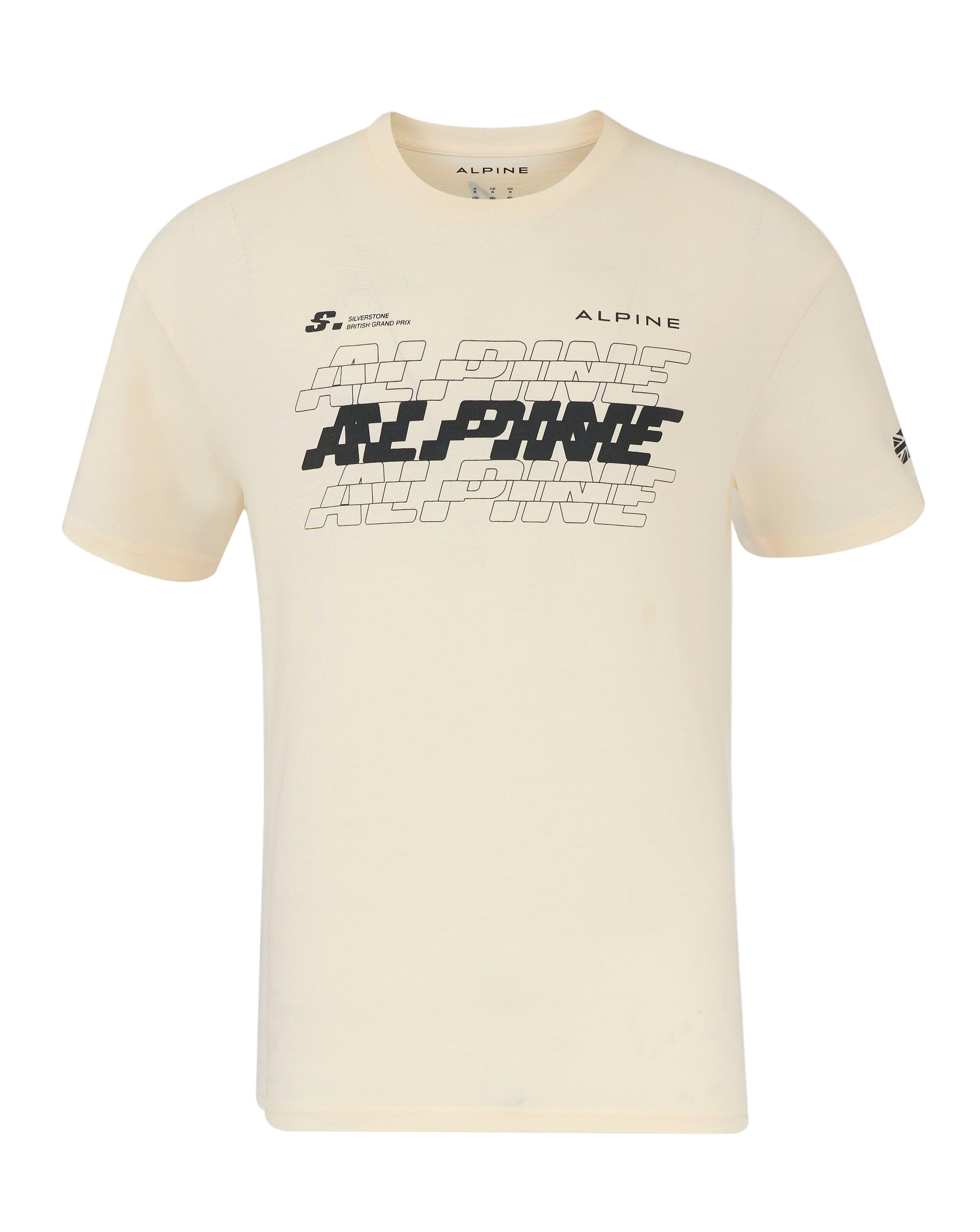 Alpine Racing F1 Silverstone Oversized T-Shirt - Egret Endless Racegear